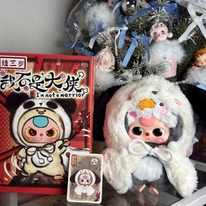 Baby Three I’m Not A Warrior Dog Penguin Plush Bb3